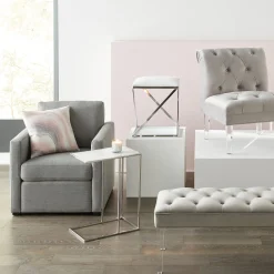 * Laila Ali Harlowe Modern Track Arm Chair Promotion< Accent Chairs