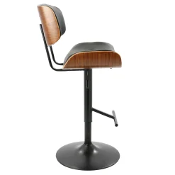 * Lombardi Adjustable Faux Leather Barstool Kd Opening Sales< Barstools