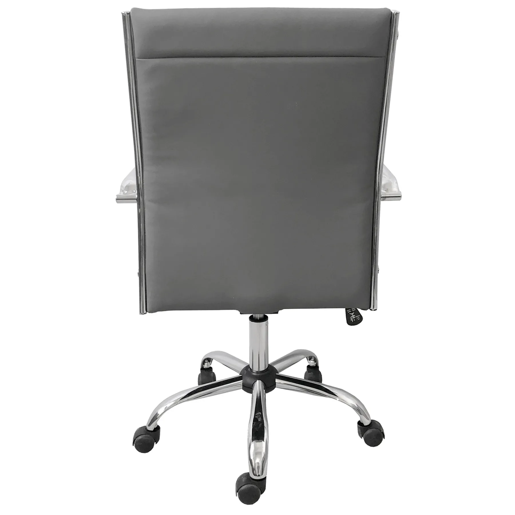 * Maxwell Adjustable Faux Leather Office Chair, Grey Bargain Sale< Office