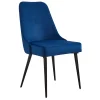 * Mereen Indigo Velvet Dining Chair, Kd Online Discount< Dining Chairs & Benches