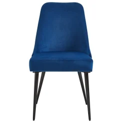 * Mereen Indigo Velvet Dining Chair, Kd Online Discount< Dining Chairs & Benches