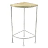 * Metal Corner Plant Stand With Wood Top Grey, Small Low Price< Plant Stands