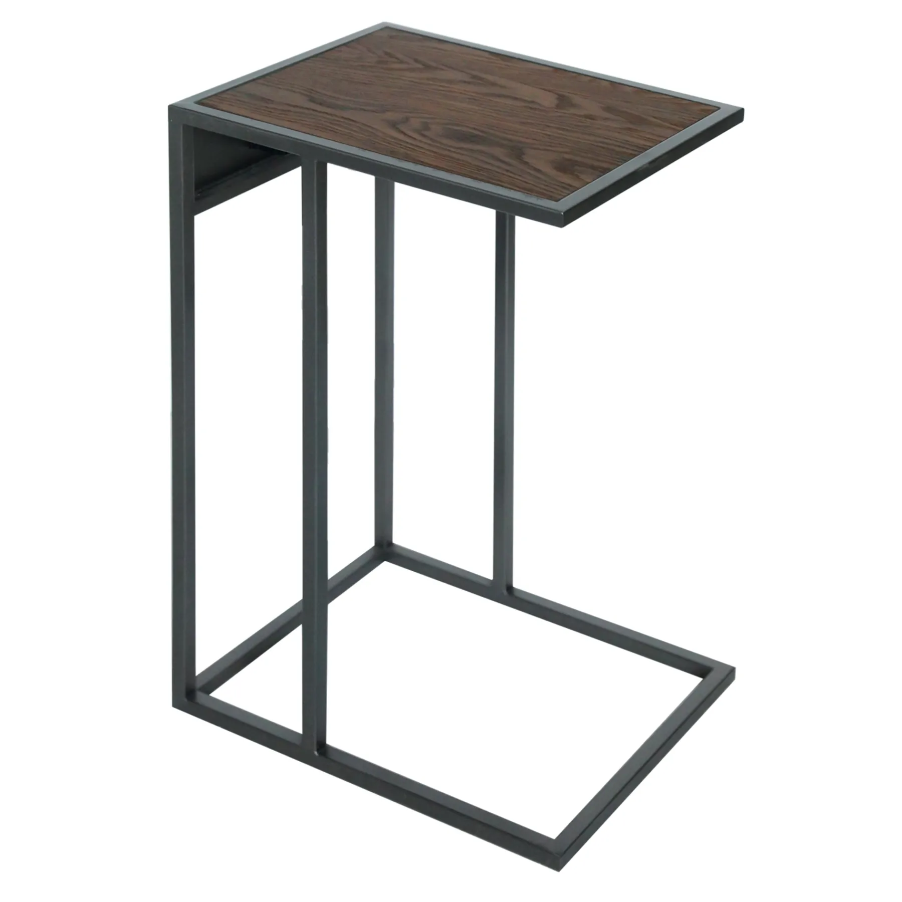 * Metal C-Table With Usb Port, Brown Promotion< Accent Tables