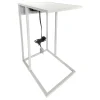 * Metal C-Table With Usb Port, Grey Exquisite Gifts< Accent Tables