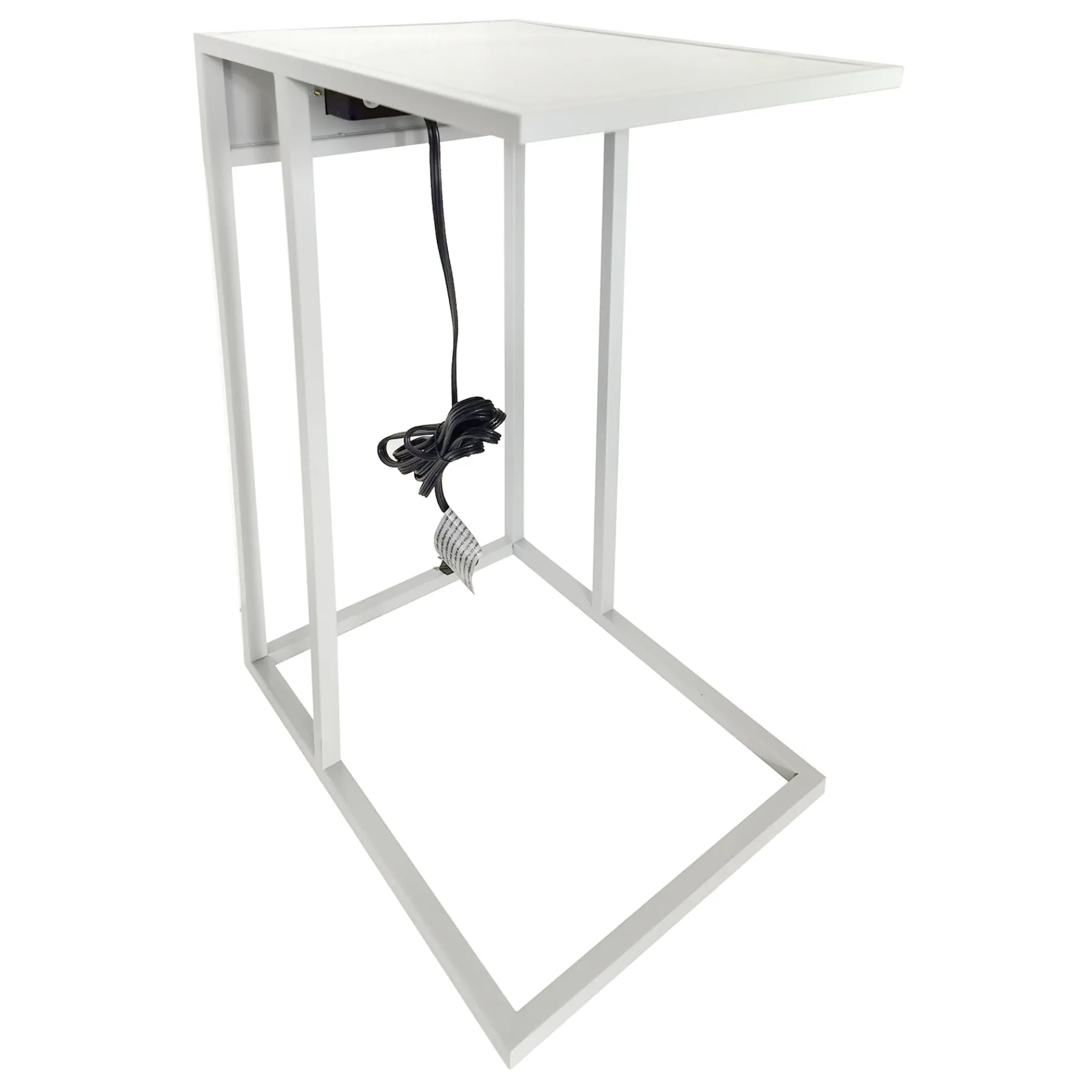 * Metal C-Table With Usb Port, Grey Exquisite Gifts< Accent Tables
