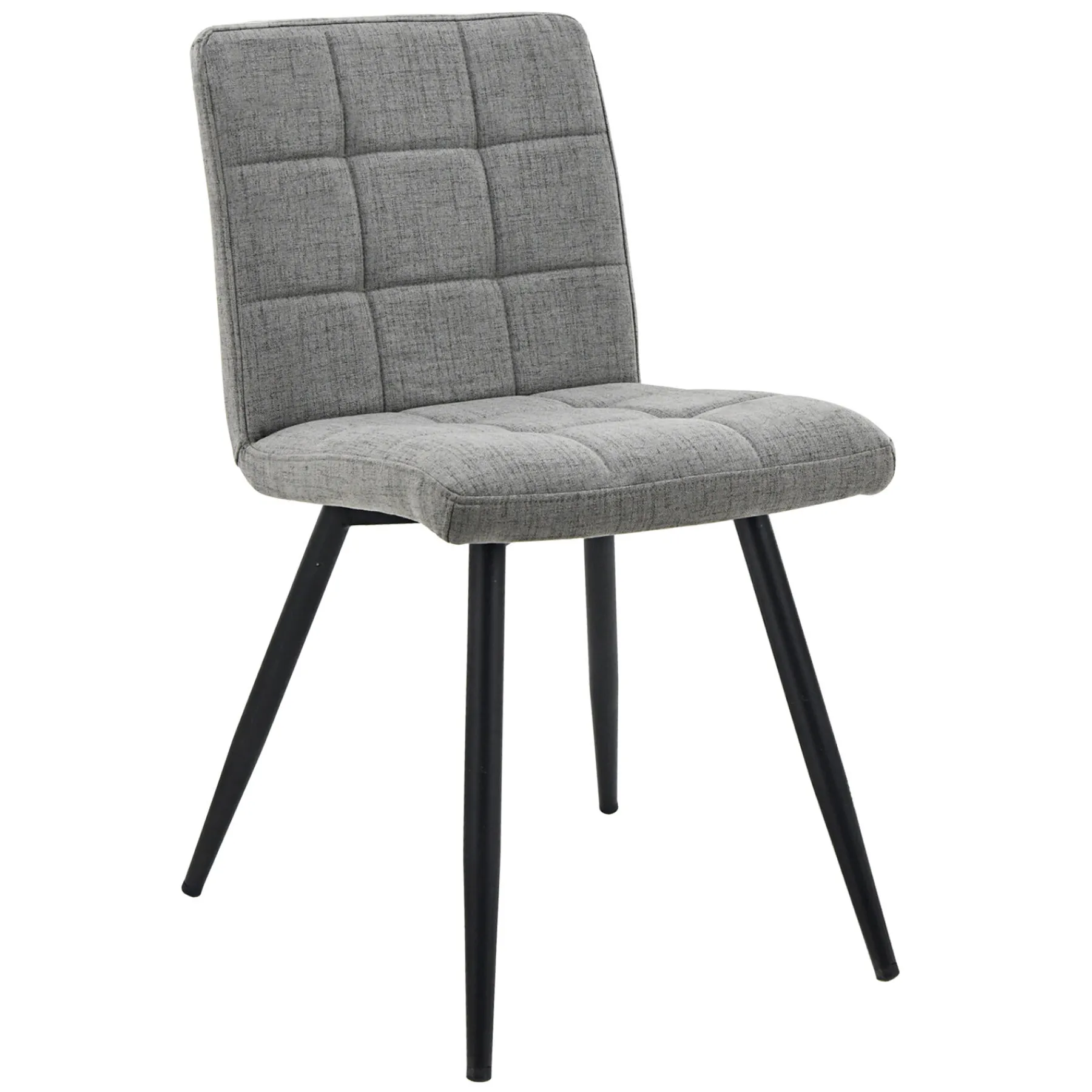 * Mia Grey Quilted Dining Chair Discount< Dining Chairs & Benches