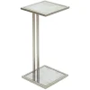 * Mirrored Gold Metal Drink Table Less Expensive< Accent Tables