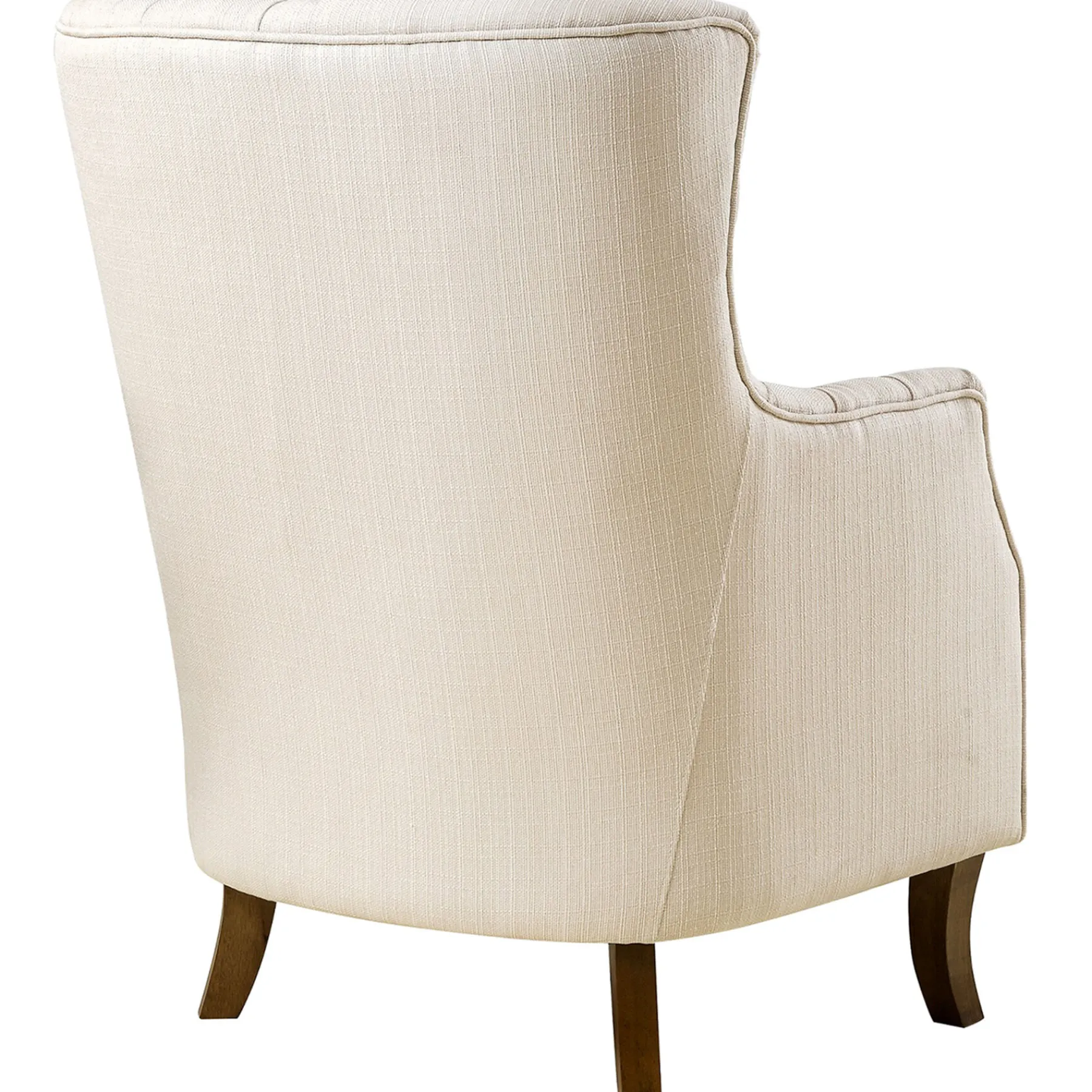 * Norfolk Cream Linen Tufted High Back Arm Chair Promotion< Accent Chairs