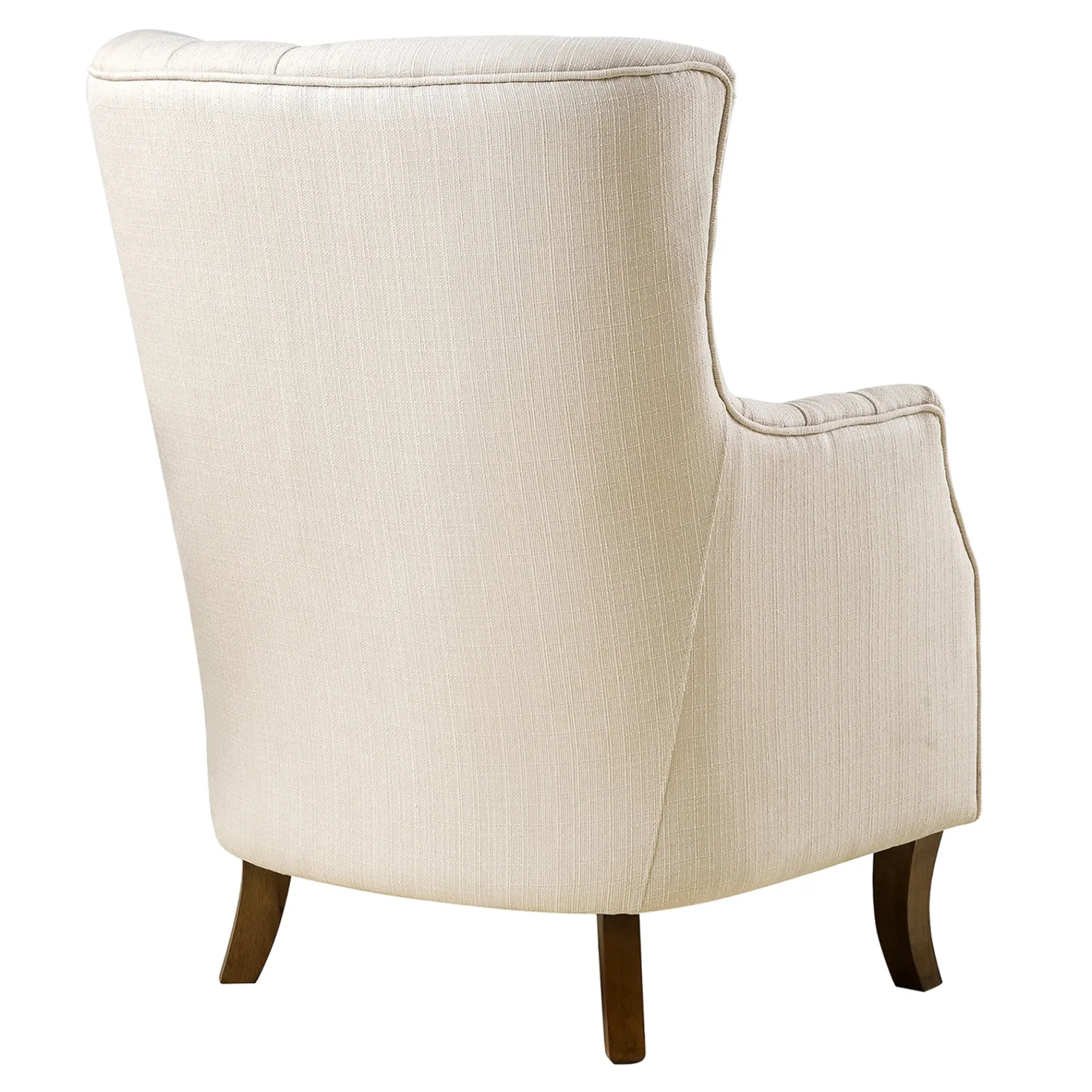 * Norfolk White Tufted Accent Chair, Kd Opening Sales< Accent Chairs