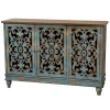 * Northfield 3-Door Distressed Cabinet Fashion< Cabinets & Chests