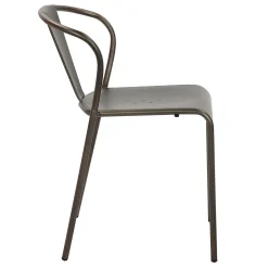 * Nova Dark Grey Metal Dining Chair Less Expensive< Dining Chairs & Benches