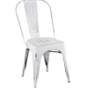 * Oregon Vintage White Metal Dining Chair Opening Sales< Dining Chairs & Benches