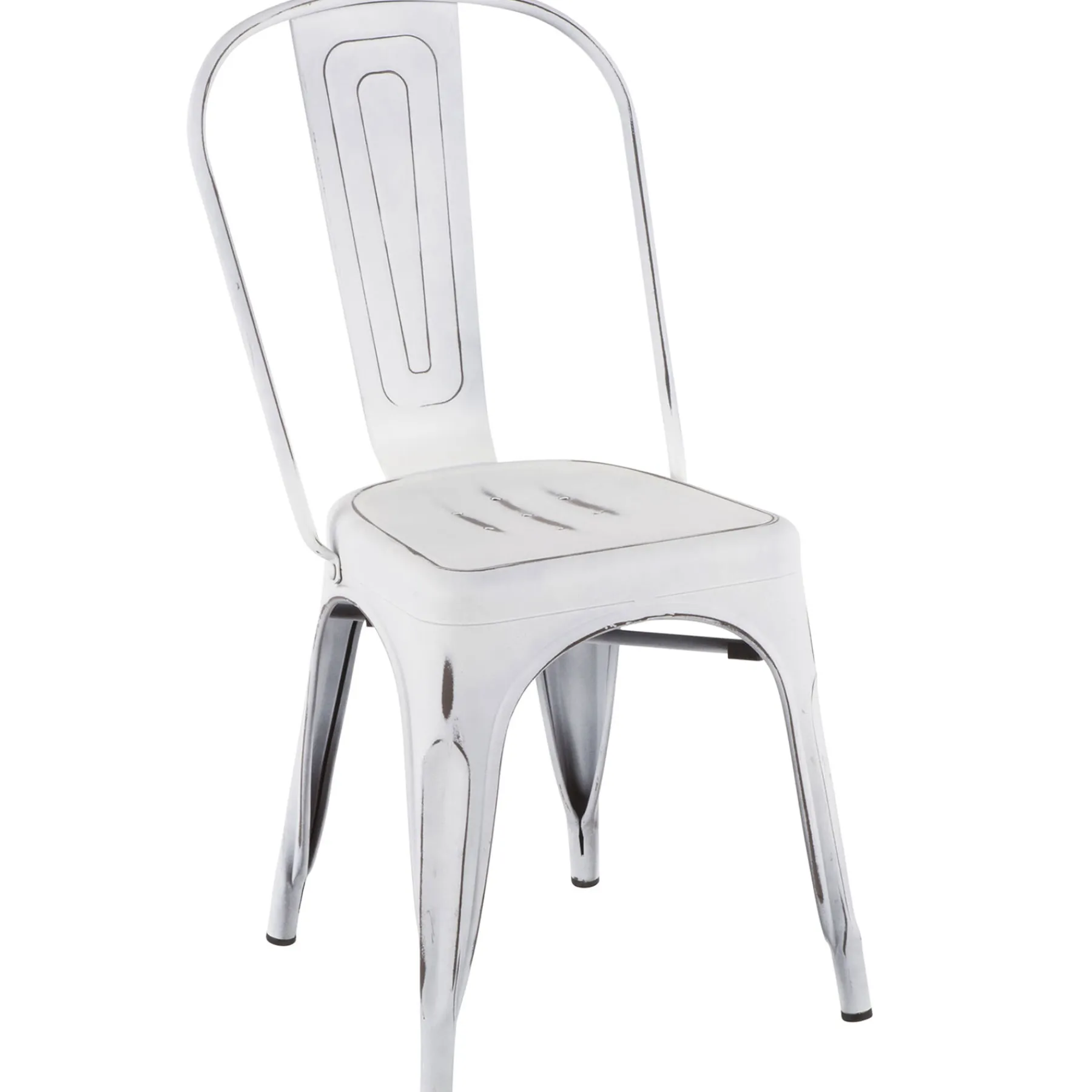 * Oregon Vintage White Metal Dining Chair Opening Sales< Dining Chairs & Benches