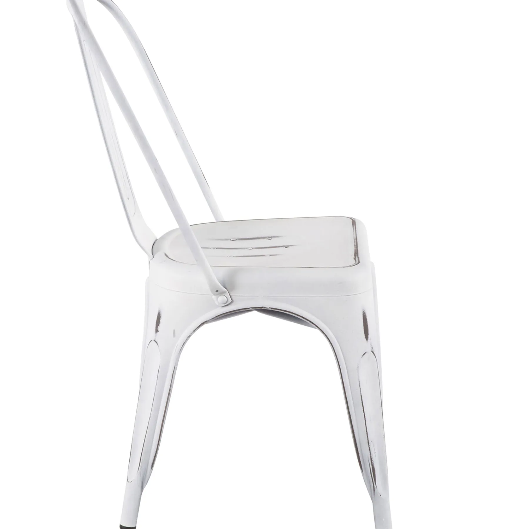 * Oregon Vintage White Metal Dining Chair Opening Sales< Dining Chairs & Benches