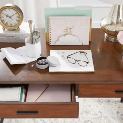 * Parkview Metal & Wood Writing Desk With Storage, 48 Less Expensive< Office