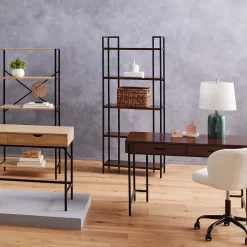 * Parkview Metal & Wood Writing Desk With Storage, 48 Less Expensive< Office