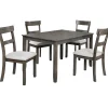 * 5-Piece Henderson Grey Dining Table Set Discount Online< Dining Tables & Sets