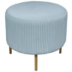 * Piper Pleated Ottoman Premium< Ottomans & Poufs
