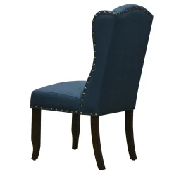 * Providence Aahmad Winged Dining Chair, Azure Low Price< Dining Chairs & Benches