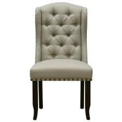 * Providence Aahmad Winged Dining Chair, Beige Promotion< Dining Chairs & Benches