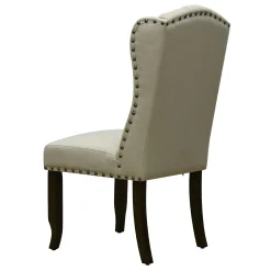 * Providence Aahmad Winged Dining Chair, Beige Promotion< Dining Chairs & Benches