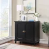 * Providence Asbury Black 2-Door Cabinet Cheaper< Cabinets & Chests