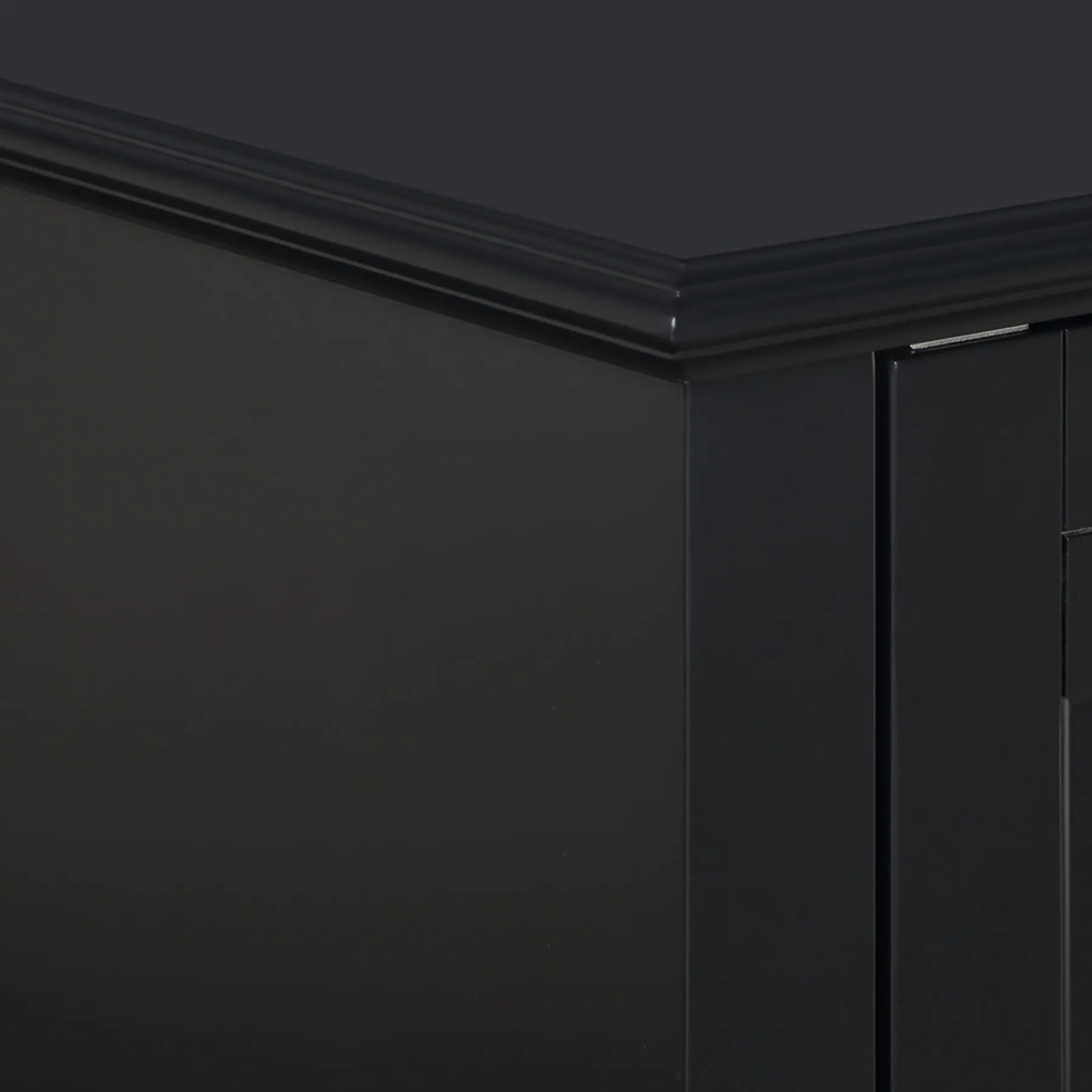 * Providence Asbury Black 2-Door Cabinet Cheaper< Cabinets & Chests