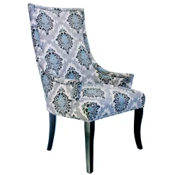 * Providence Chatham Damask Accent Chair, Brown Clearance< Accent Chairs