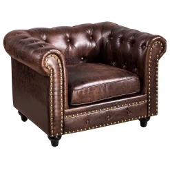 * Providence Chesterfield Tufted Chair, Kd Cheaper< Accent Chairs