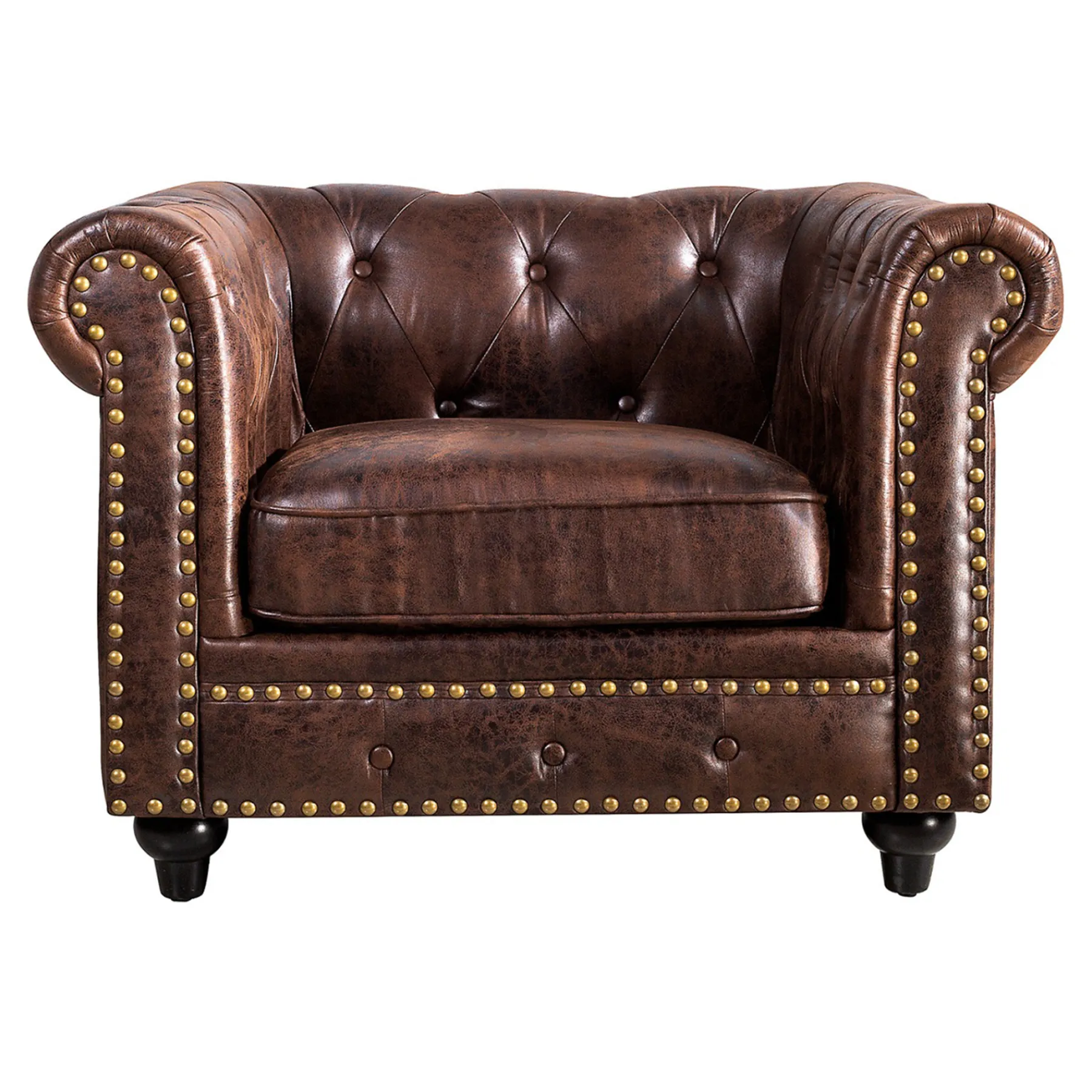 * Providence Chesterfield Tufted Chair, Kd Cheaper< Accent Chairs