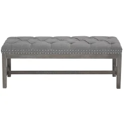 * Providence Ferdinand Bench, Grey Gift Selection< Stools & Benches