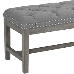 * Providence Ferdinand Bench, Grey Gift Selection< Stools & Benches
