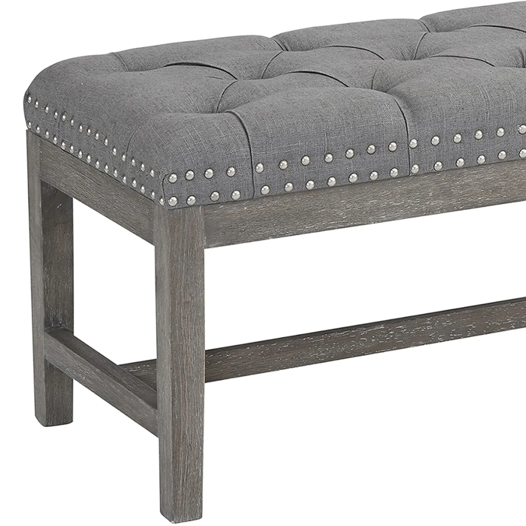 * Providence Ferdinand Bench, Grey Gift Selection< Stools & Benches
