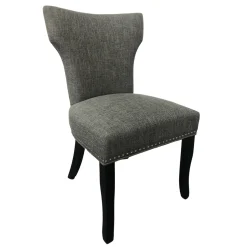 * Providence Jhene Ii Studded Back Dining Chair, Grey Discount Online< Dining Chairs & Benches