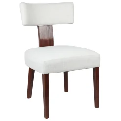 * Providence Presley T-Back Dining Chair, White Discount< Dining Chairs & Benches