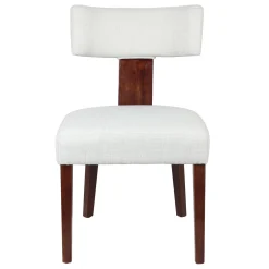 * Providence Presley T-Back Dining Chair, White Discount< Dining Chairs & Benches