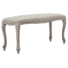 * Providence Simone Grey Bench, Kd Clearance< Stools & Benches