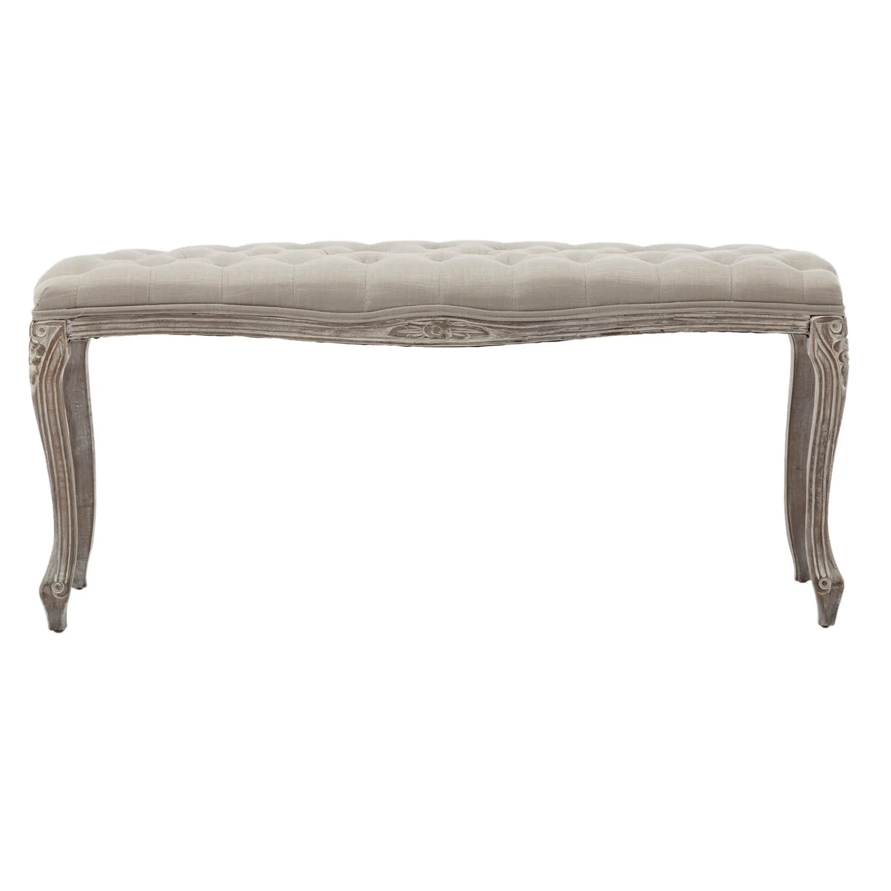 * Providence Simone Grey Bench, Kd Clearance< Stools & Benches