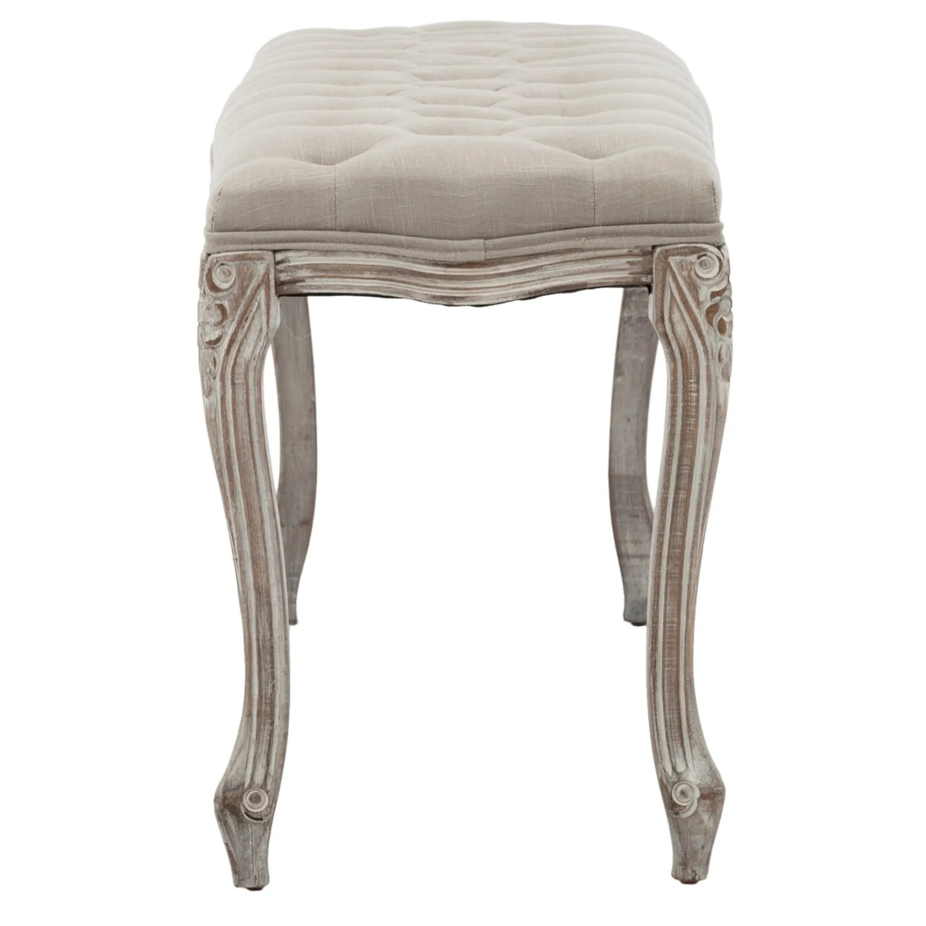 * Providence Simone Grey Bench, Kd Clearance< Stools & Benches
