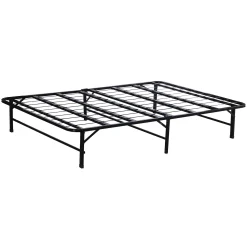 * Queen Metal Mattress Platform Frame Outlet< Bedroom