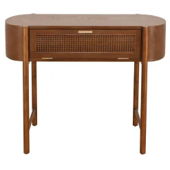 * Reston Round Corner Wooden Console Table Less Expensive< Entryway Furniture