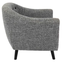 * Rockwell Accent Chair & Ottoman Set, Salt & Pepper Opening Sales< Accent Chairs