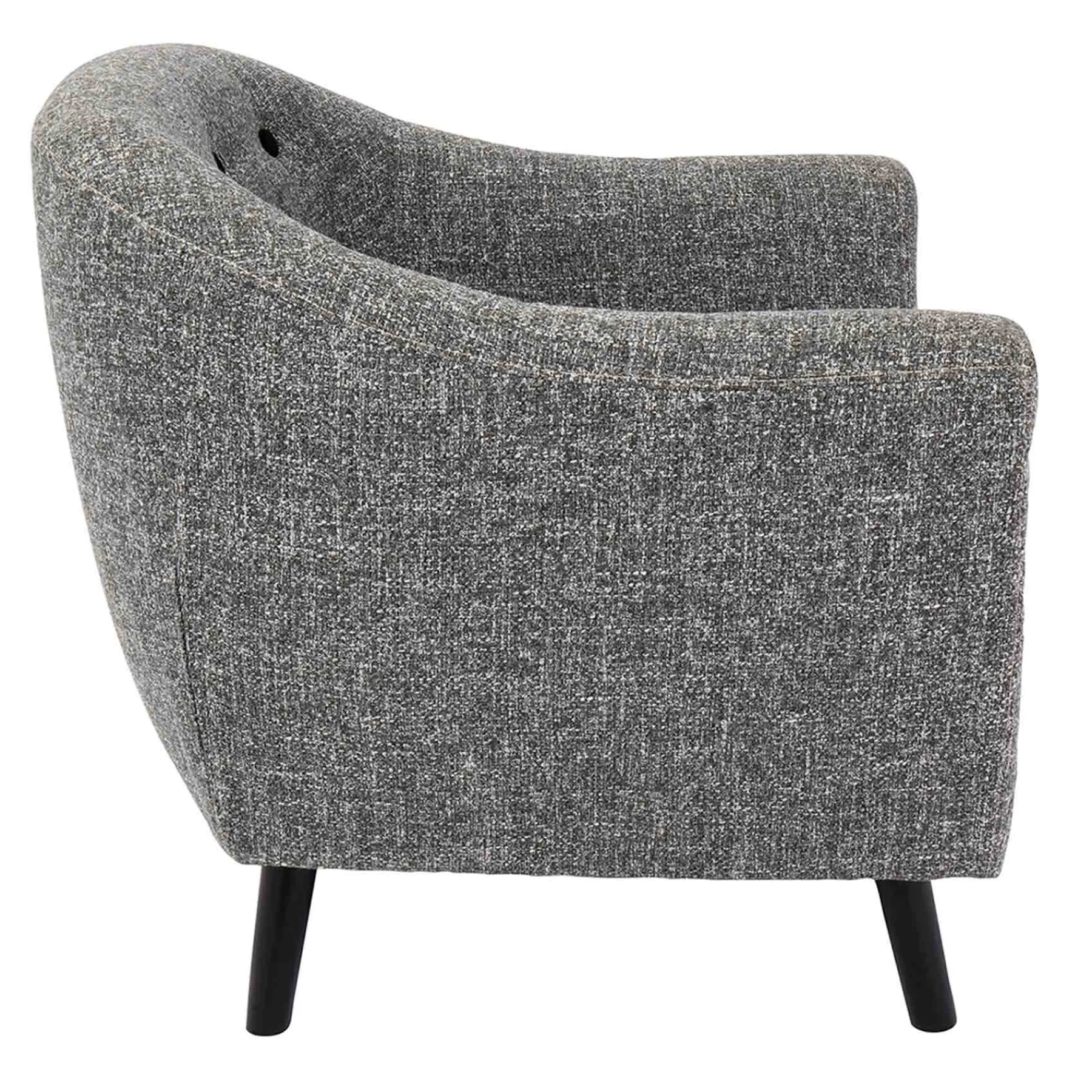 * Rockwell Accent Chair & Ottoman Set, Salt & Pepper Opening Sales< Accent Chairs