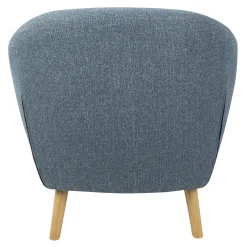* Rockwell Blue Mid-Century Modern Accent Chair Opening Sales< Accent Chairs