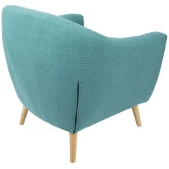 * Rockwell Teal Mid-Century Modern Accent Chair Gift Selection< Accent Chairs