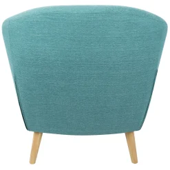 * Rockwell Teal Mid-Century Modern Accent Chair Gift Selection< Accent Chairs
