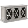 * Rowan 3-Drawer Grey Cabinet Good Quality< Cabinets & Chests