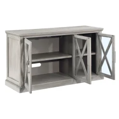* Rowan 3-Drawer Grey Cabinet Good Quality< Cabinets & Chests