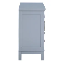 * Sadie 2-Drawer Geometric Cabinet, Grey Bargain Sale< Cabinets & Chests
