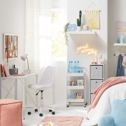 * Sally White Adjustable Office Chair Promotion< Office